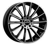 ALLOY WHEEL GMP STELLAR FOR AUDI TT ROADSTER 9X18 5X112 BLACK DIAMOND 366