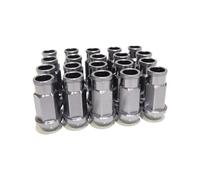 Alloy Wheel Lug Nuts 20PCS Universal Wheel Lug Nuts M12x1.5/1.25 Car Modification Racing Wheel Lug Nuts Screw Hub Tyre Screw Bolt(Color 7,M12x1.25)