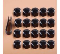 Alloy Wheel Lug Nuts Compatible With Vauxhall For Insignia 2008 2009 2010 2011 2012 2013 2014 2015 2016 20pcs 22mm Car Wheel Lug Nut Bolt Cover Cap Protector