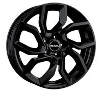 ALLOY WHEEL MAK APOLLO FOR CITROEN - DS C3 7X17 4X108 GLOSS BLACK 6S8