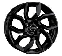 ALLOY WHEEL MAK APOLLO FOR PEUGEOT 206 PLUS 7X18 4X108 GLOSS BLACK 6EC