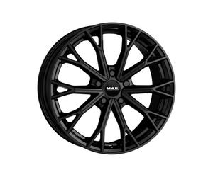 ALLOY WHEEL MAK ASPHALT FOR VOLKSWAGEN GOLF V CROSS 8X18 5X112 GLOSS BLACK GUI