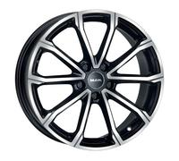 ALLOY WHEEL MAK DAVINCI 8X19 5X112 BLACK MIRROR TI6