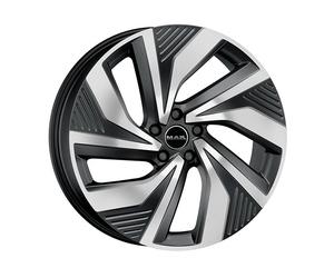 ALLOY WHEEL MAK ELECTRA FOR RENAULT 5 RBE 7.5X20 5X114,3 BLACK MIRROR J4O