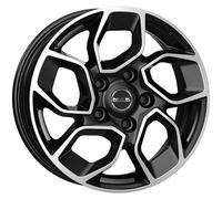 ALLOY WHEEL MAK EXPRESS FOR VOLKSWAGEN T6 TRANSPORTER 6.5X16 5X120 BLACK MI 6ZB