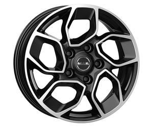 ALLOY WHEEL MAK EXPRESS FOR OPEL VIVARO-B M1 7.5X18 5X114,3 BLACK MIRROR A2T