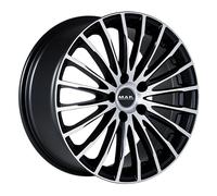 ALLOY WHEEL MAK FATALE FOR SSANGYONG TORRES 7.5X17 5X112 ICE BLACK 7HZ