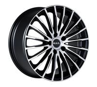 ALLOY WHEEL MAK FATALE FOR CADILLAC BLS 7.5X17 5X110 ICE BLACK 0OD