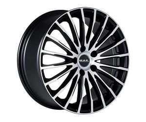 ALLOY WHEEL MAK FATALE FOR MINI COUNTRYMAN 7.5X17 5X120 ICE BLACK 90L