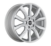 ALLOY WHEEL MAK HIGHLANDS FOR FORD PUMA GEN-E 8X19 5X108 SILVER 45G