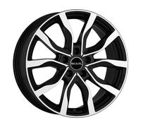 ALLOY WHEEL MAK HIGHLANDS FOR JAGUAR S-TYPE 8X19 5X108 BLACK MIRROR 4F2