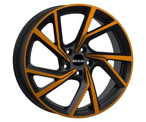 ALLOY WHEEL MAK KASSEL FOR SKODA OCTAVIA RS 8X19 5X112 BLACK & BRONZE BBI