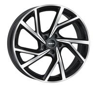 ALLOY WHEEL MAK KASSEL FOR VOLVO EX40 X 8.5X19 5X108 BLACK MIRROR D4T