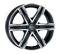 ALLOY WHEEL MAK KING6 FOR TOYOTA HILUX 2WD N1 6.5X16 6X139,7 ICE BLACK CJJ