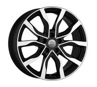 ALLOY WHEEL MAK KOLN FOR AUDI A6 8X18 5X112 BLACK MIRROR W4D