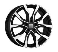 ALLOY WHEEL MAK KOLN FOR SEAT ALTEA FREETRACK 8X17 5X112 BLACK MIRROR 579