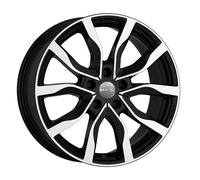 ALLOY WHEEL MAK KOLN FOR AUDI A3 8X17 5X112 BLACK MIRROR 0XK