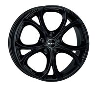 ALLOY WHEEL MAK LARIO FOR OPEL GRANDLAND X HYBRID 8X18 5X110 GLOSS BLACK EA1