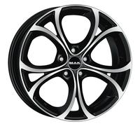 ALLOY WHEEL MAK LARIO FOR CADILLAC BLS 7.5X17 5X110 BLACK MIRROR MJP
