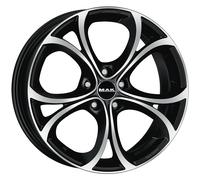 ALLOY WHEEL MAK LARIO FOR PEUGEOT 308 8X18 5X110 BLACK MIRROR U2K