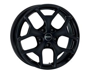 ALLOY WHEEL MAK LIBERTY FOR JEEP WRANGLER UNLIMITED 7.5X17 5X127 GLOSS BLACK M7A
