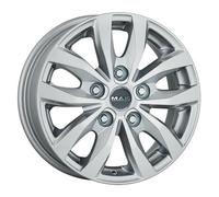 ALLOY WHEEL MAK LOAD 5 3 FOR FORD TRANSIT 7X17 5X160 SILVER 9OG