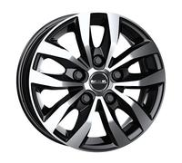 ALLOY WHEEL MAK LOAD 5 FOR FIAT DUCATO CAMPER PCD 130 7X17 5X130 BLACK MIRR F6J