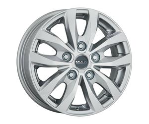 ALLOY WHEEL MAK LOAD 5 FOR PEUGEOT BOXER HEAVY 7X17 5X130 SILVER BA5