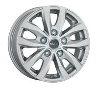 ALLOY WHEEL MAK LOAD 5 FOR VOLKSWAGEN T6 TRANSPORTER 7X17 5X120 SILVER LE3