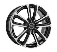 ALLOY WHEEL MAK MAGMA FOR VOLKSWAGEN CADDY M1 6X15 4X100 BLACK MIRROR J9X