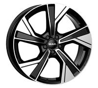 ALLOY WHEEL MAK MALMOE FOR VOLVO XC70 7.5X18 5X108 BLACK MIRROR RAT
