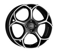 ALLOY WHEEL MAK MONZA FOR ALFA ROMEO JUNIOR 7X18 4X108 BLACK MIRROR M28