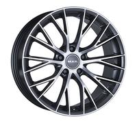 ALLOY WHEEL MAK MUNCHEN FOR AUDI A5 CABRIOLET 9.5X19 5X112 GUN MET-MIRROR F NNU