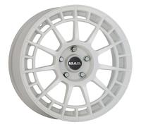 ALLOY WHEEL MAK NTT FOR FIAT 124 SPIDER 7.5X18 4X100 GLOSS WHITE G9M