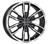 ALLOY WHEEL MAK PEAK FOR NISSAN NP 300 M1 8.5X18 6X114,3 BLACK MIRROR O64