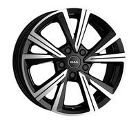 ALLOY WHEEL MAK QVARZ FOR AUDI A1 QUATTRO 8X18 5X112 BLACK MIRROR XI1