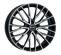ALLOY WHEEL MAK SPECIALE FOR ALFA ROMEO STELVIO 9X22 5X110 BLACK MIRROR N72