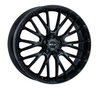 ALLOY WHEEL MAK SPECIALE FOR AUDI A4 CABRIOLET 8.5X19 5X112 GLOSS BLACK YO2