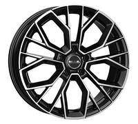 ALLOY WHEEL MAK STILO FOR AUDI A4 ALLROAD 8X18 5X112 BLACK MIRROR D5F