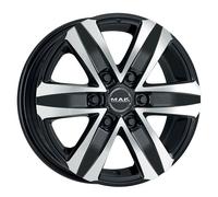 ALLOY WHEEL MAK STONE 6 FOR MERCEDES-BENZ SPRINTER 3 N1 8X18 6X130 BLACK MI 5NM