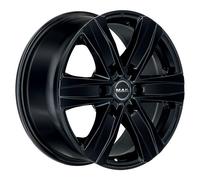 ALLOY WHEEL MAK STONE 6 FOR NISSAN NAVARA N1 8.5X20 6X114,3 GLOSS BLACK OB3