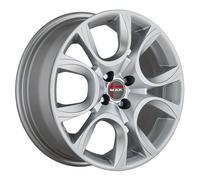 ALLOY WHEEL MAK TORINO W FOR FIAT PANDA CROSS 7X17 4X098 SILVER 7LZ