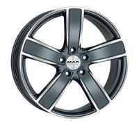ALLOY WHEEL MAK TURISMO-FF FOR PORSCHE PANAMERA TURBO 9.5X21 5X130 GUN MET- 1FG