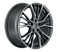 ALLOY WHEEL MAK UNION FOR AUDI A3 ALLSTREET 7.5X17 5X112 GUN MET-MIRROR FACE 4HP