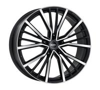 ALLOY WHEEL MAK UNION FOR AUDI A6 10X22 5X112 BLACK MIRROR MVN