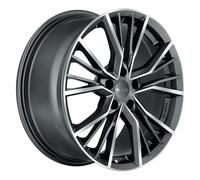 ALLOY WHEEL MAK UNION FOR AUDI A8 9.5X21 5X112 GUN MET-MIRROR FACE 5E2