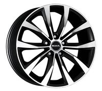 ALLOY WHEEL MAK WOLF FOR SKODA OCTAVIA RS 7X17 5X112 BLACK MIRROR 0KE