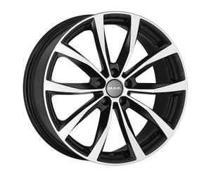 ALLOY WHEEL MAK WOLF FOR VOLKSWAGEN MAGGIOLINO 6.5X16 5X112 BLACK MIRROR SQL