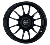 ALLOY WHEEL MAK XLR FOR FIAT ABARTH 124 SPIDER 7.5X18 4X100 GLOSS BLACK 1FC