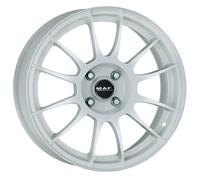 ALLOY WHEEL MAK XLR FOR CHEVROLET AVEO 7.5X18 4X100 GLOSS WHITE PXQ